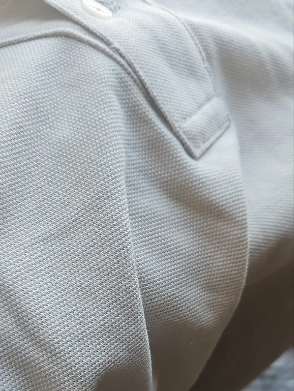 J. Crew Men's Classic Long-Sleeve Pique Polo – Stone